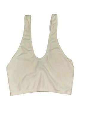 Edikted white cropped tanktop